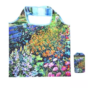 Cheap Custom Reusable Polyester Portable Shopping Bag Eco-Friendly 